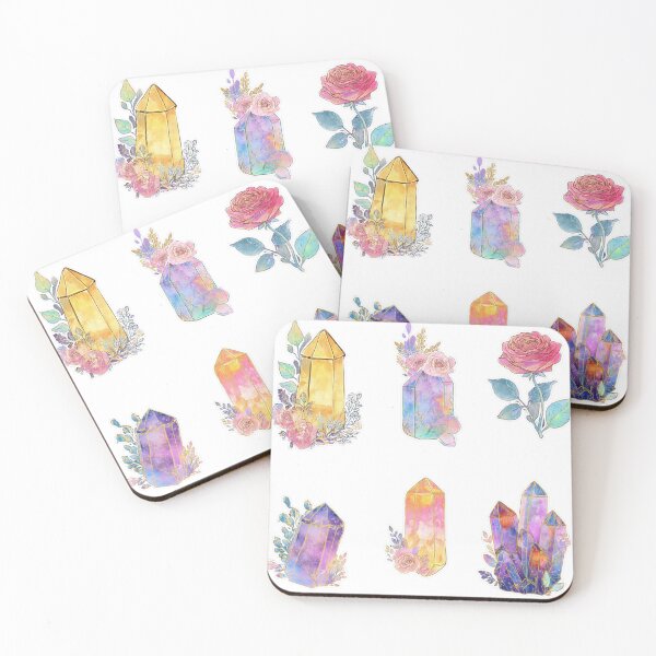 Item preview, Mini Crystals and roses sticker pack designed and sold by MendaciousMina.