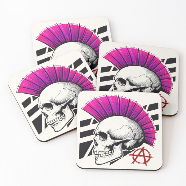 Item preview, Neon punk skull designed and sold by BlueBerry45.