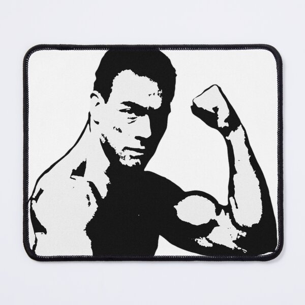 Item preview, Van Damme Black and White Pop Art Portrait designed and sold by thesnakeater.