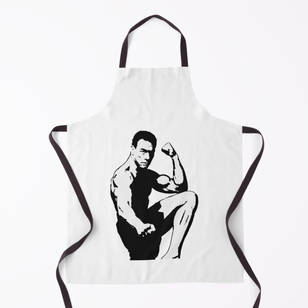 Item preview, Van Damme Black and White Pop Art Portrait designed and sold by thesnakeater.