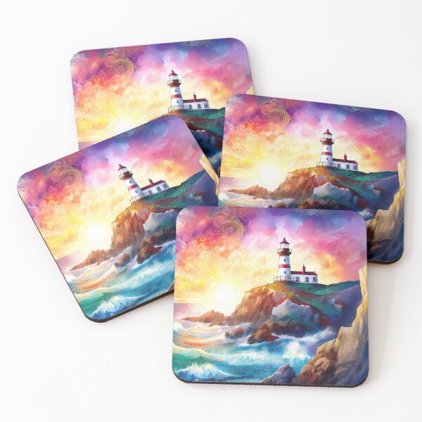 Item preview, Lighthouse Sunset designed and sold by MystAvalon.