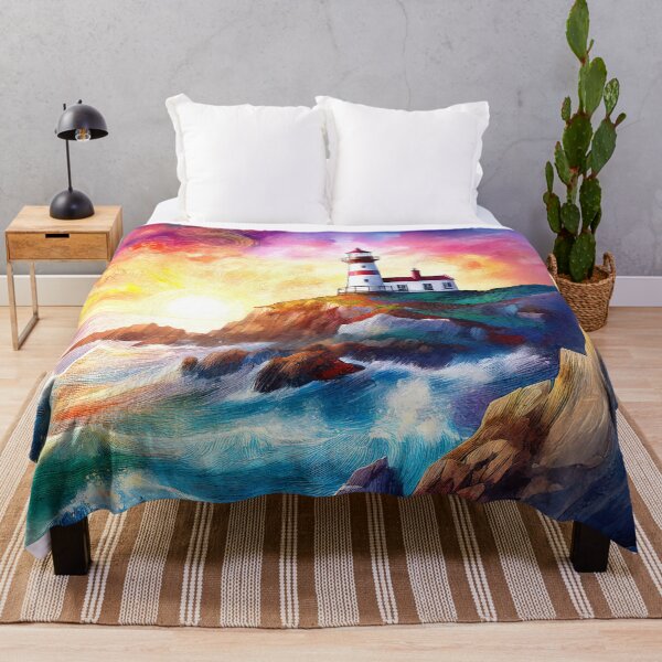 Item preview, Lighthouse Sunset designed and sold by MystAvalon.