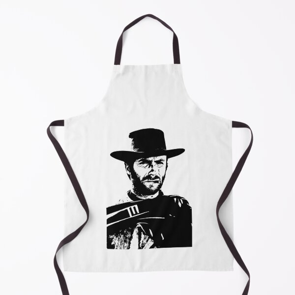 Item preview, Clint Eastwood Black and White Pop Art Portrait designed and sold by thesnakeater.