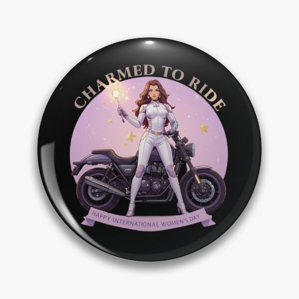 Item preview, White Charmed Rider – Happy International Women’s Day designed and sold by YourTrendyTees.