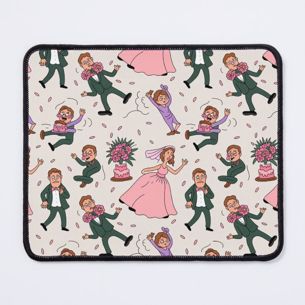 Item preview, Funny Wedding Reception Chaos – Hilarious Bride & Groom Pattern designed and sold by Midnight Veil Designs.