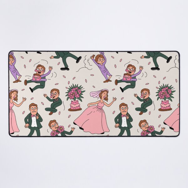 Item preview, Funny Wedding Reception Chaos – Hilarious Bride & Groom Pattern designed and sold by Midnight Veil Designs.