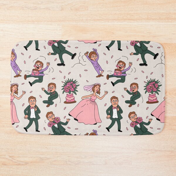 Item preview, Funny Wedding Reception Chaos – Hilarious Bride & Groom Pattern   designed and sold by Midnight Veil Designs.