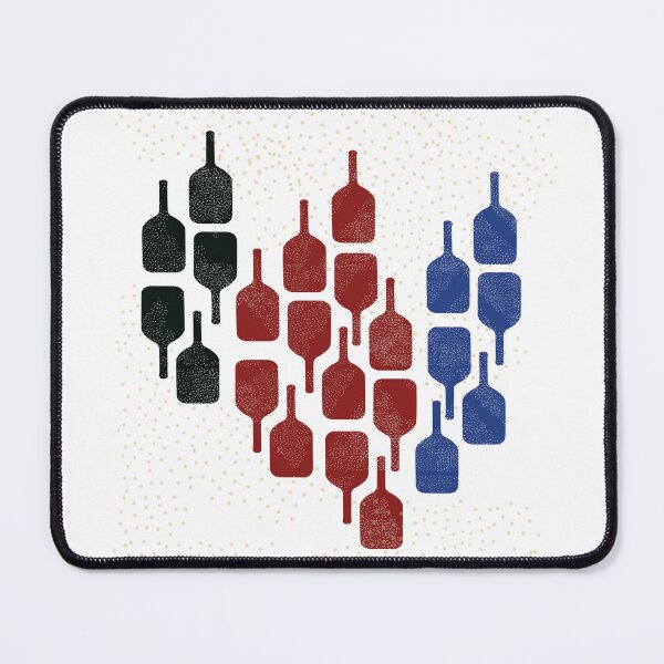 Item preview, Black, Red, and Blue Pickleball Paddles designed and sold by KatieCCreative.