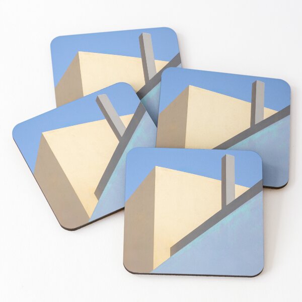 Item preview, Minimalist African Architecture Against a Blue Sky designed and sold by Incakola1.