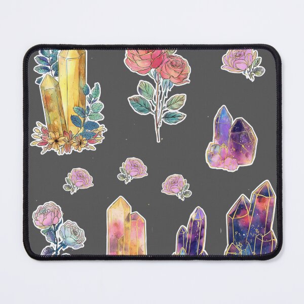 Item preview, Mini Crystals and roses sticker pack designed and sold by MendaciousMina.