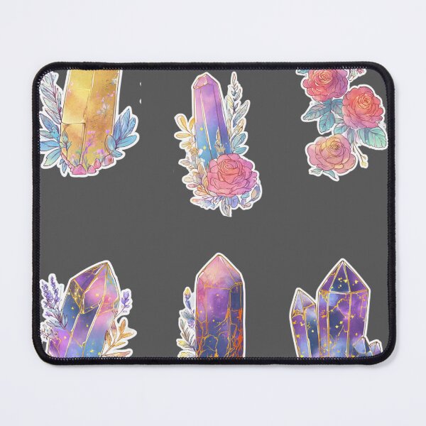Item preview, Mini Crystals and roses sticker pack designed and sold by MendaciousMina.