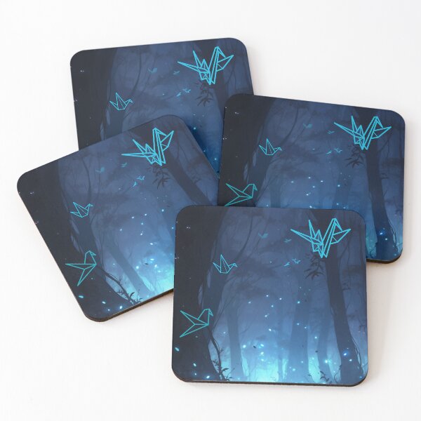 Item preview, Blue Origami Forest Origami designed and sold by Sachie's Studio.