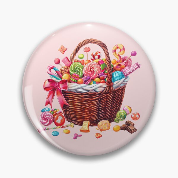 Item preview, Candies in a Basket designed and sold by bubblyrainbow.