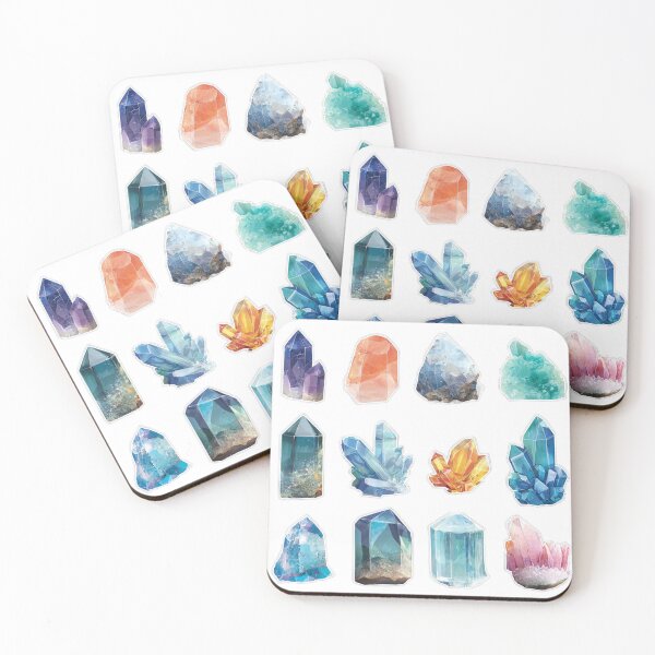 Item preview, Mini Crystals sticker pack designed and sold by MendaciousMina.
