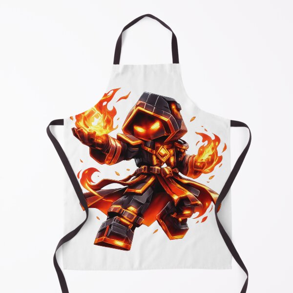 Item preview, Cube Fire Mage Neon Sorcerer designed and sold by Mystic Wild Studio.