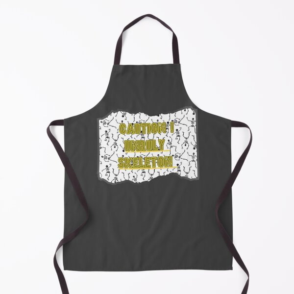 Item preview, Caution: Unruly Skeleton Funny Design designed and sold by ZebraDazzleDesigns.