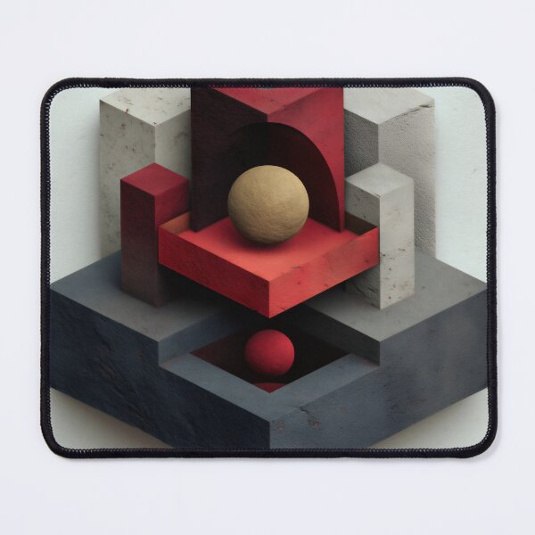 Item preview, Crimson Geometric Symbol Structure designed and sold by LuminousFoundry.