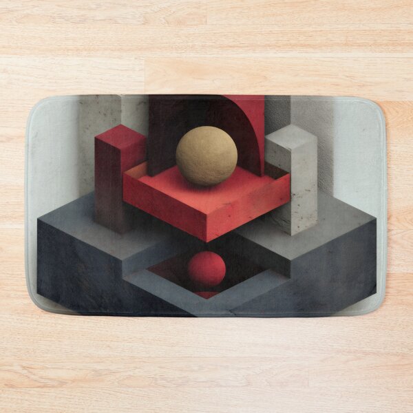 Item preview, Crimson Geometric Symbol Structure designed and sold by LuminousFoundry.