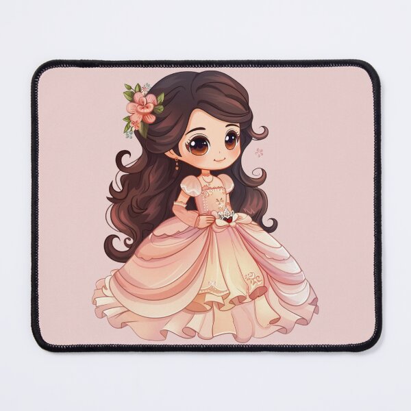 Item preview, Pink Dress Princess designed and sold by bubblyrainbow.