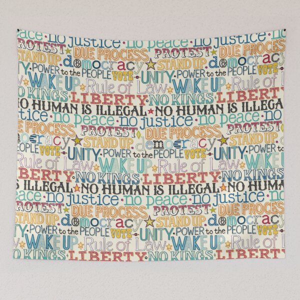 Item preview, wake up stand up typography designed and sold by scrummy.