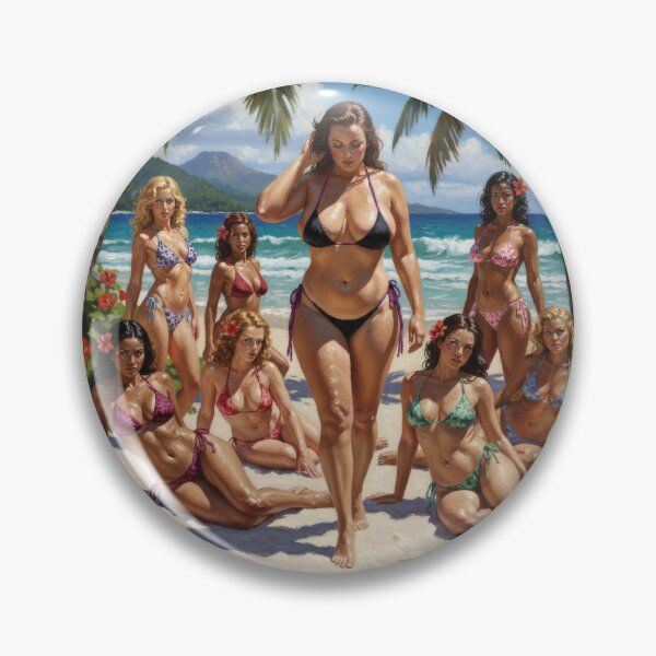 Item preview, Copia de Copia de big beautiful  women sleeping the beach designed and sold by Chubby Chase.