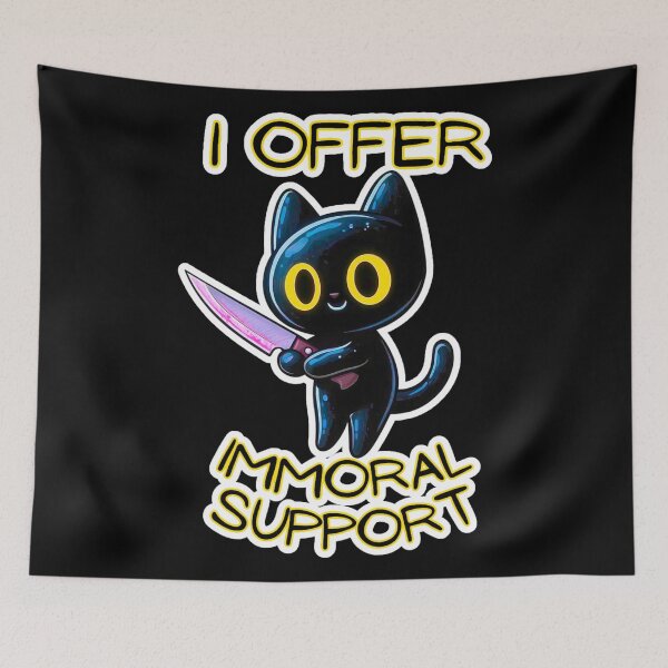 Item preview, Kivra Duskveil - I Offer Immoral Support designed and sold by Newdlebobs.