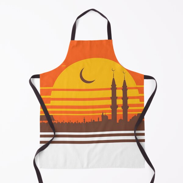 Item preview, Vintage 1970s Style Ramadan Sunset Art designed and sold by WowDezign.