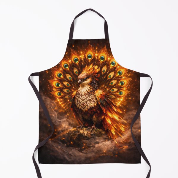 Item preview, Majestic Phoenix Peacock - Eternal Fire Fantasy Art designed and sold by 3free3street - Neon & Graffiti Digital Art.