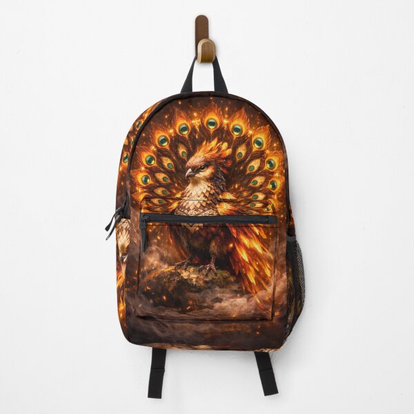 Item preview, Majestic Phoenix Peacock - Eternal Fire Fantasy Art designed and sold by 3free3street - Neon & Graffiti Digital Art.
