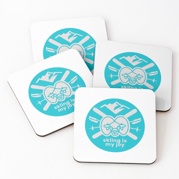 Item preview, Skiing Is My Joy – Funny Ski Lover Gift, Mouflon Skier Mountain Winter Sports designed and sold by PhokaPhokich.