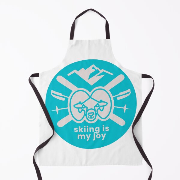 Item preview, Skiing Is My Joy – Funny Ski Lover Gift, Mouflon Skier Mountain Winter Sports designed and sold by PhokaPhokich.