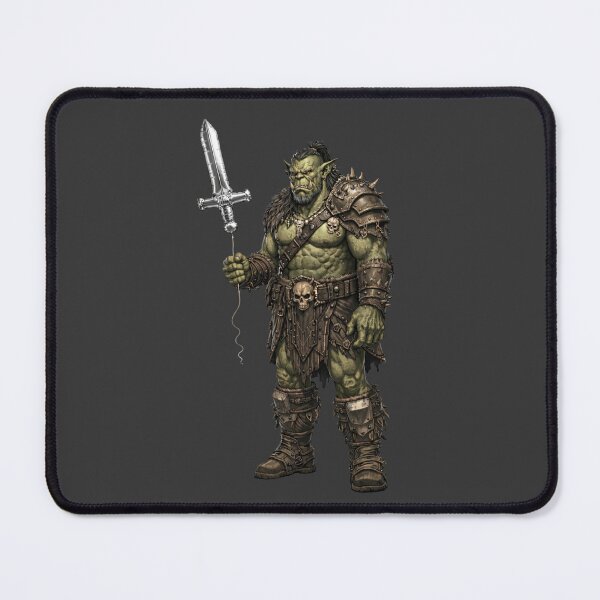 Item preview, Soft Hearted Orc Warrior with Sword Balloon designed and sold by Vellaro.