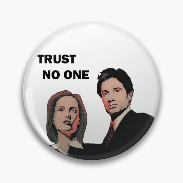 Item preview, Trust No One Retro Comic Style –Famous Investigator duo Paranormal Art designed and sold by Dimu Co..