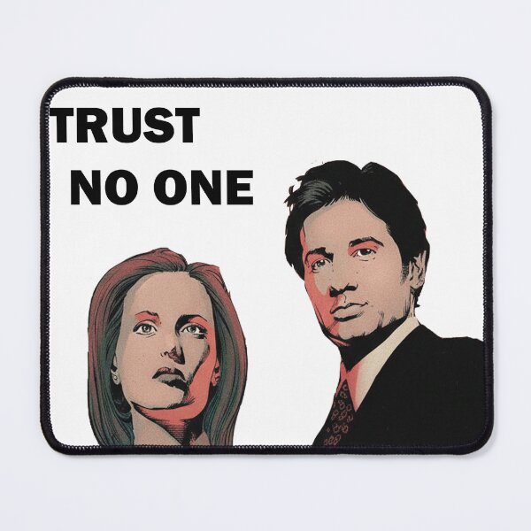 Item preview, Trust No One Retro Comic Style –Famous Investigator duo Paranormal Art designed and sold by Dimu Co..
