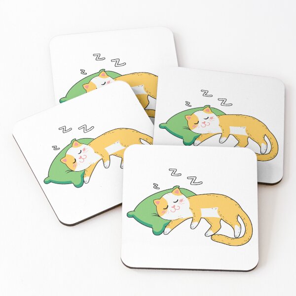 Item preview, Cute Sleeping Cat 8 designed and sold by mcraft studio.