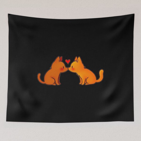 Item preview, Solenne Fireglow and Caden Embertail designed and sold by Newdlebobs.