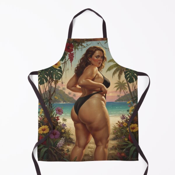 Item preview, extremely attractive woman on the beach designed and sold by Chubby Chase.