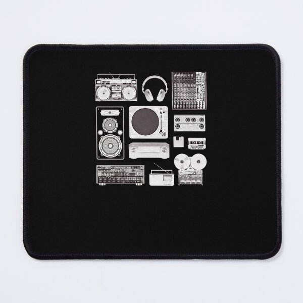 Item preview, Vintage Audio Gear Collage designed and sold by Mirandalab.