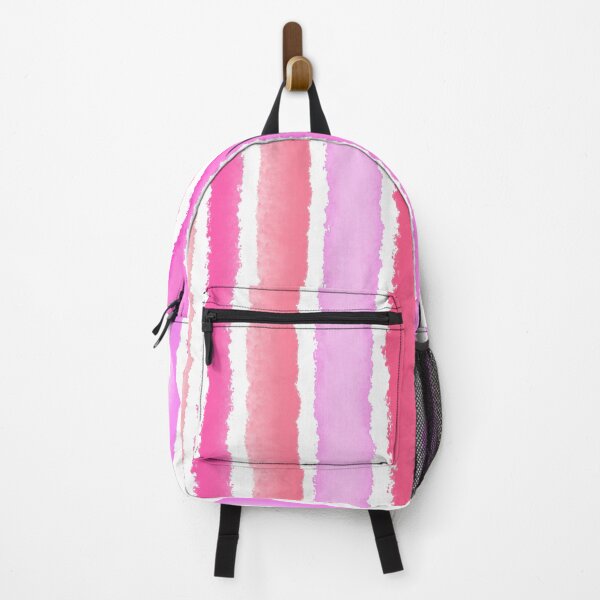 Item preview, Wide Watercolour Stripes - Pink designed and sold by QuestingPixel.
