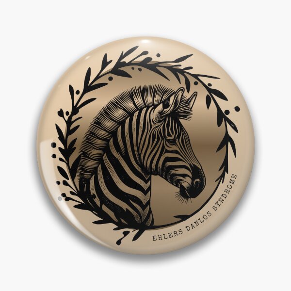 Item preview, Elegant Bronze Zebra Emblem designed and sold by ZebraDazzleDesigns.