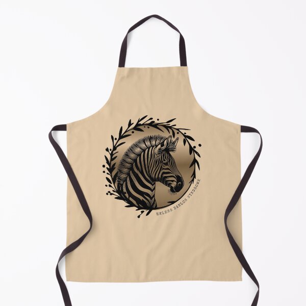 Item preview, Elegant Bronze Zebra Emblem designed and sold by ZebraDazzleDesigns.