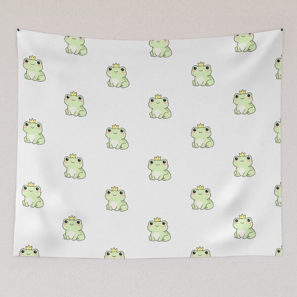 Item preview, Kawaii Princess Frog – Cute Illustration with Crown designed and sold by HeyHas.