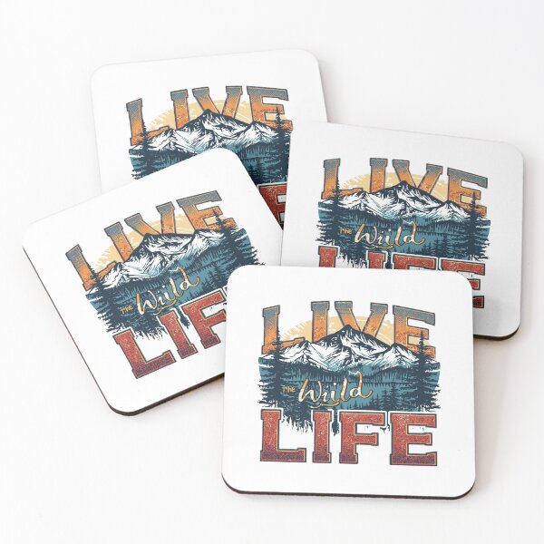 Item preview, Live the Wild Life designed and sold by RisingWolfStudio.