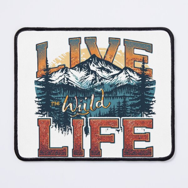 Item preview, Live the Wild Life designed and sold by RisingWolfStudio.
