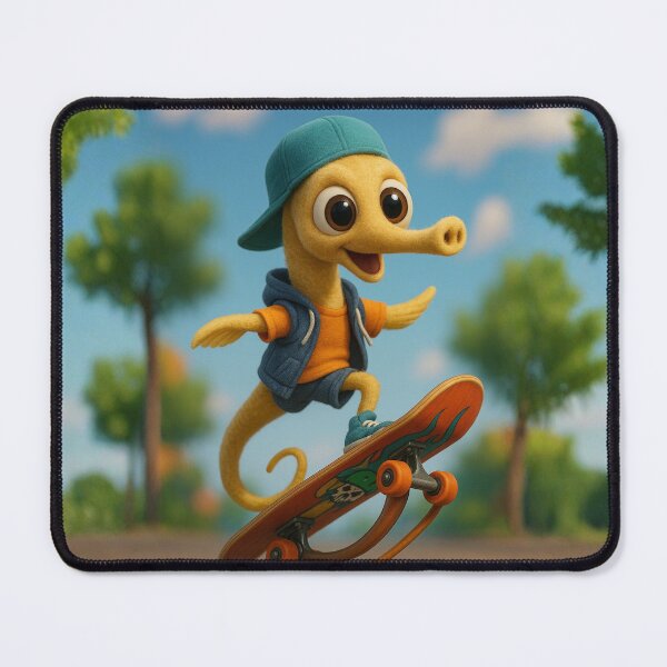 Item preview, Skater Pipefish on Skateboard designed and sold by Sillytoe.
