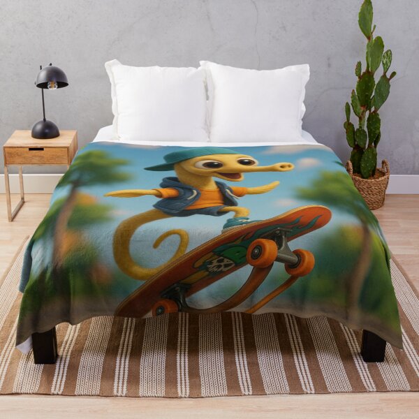 Item preview, Skater Pipefish on Skateboard designed and sold by Sillytoe.