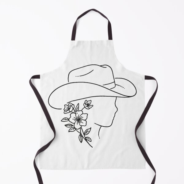 Aperçu de l'œuvre Tatouage minimaliste moderne de cowgirl créée et vendue par Uglyandcute.