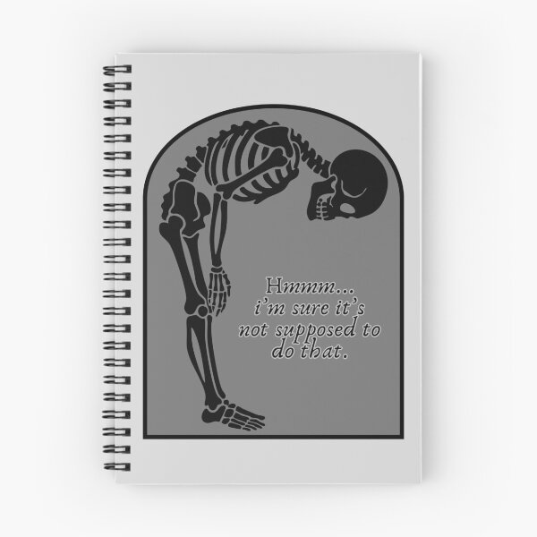 Item preview, I’m Sure It’s Not Supposed To Do That Skeleton Meme designed and sold by ZebraDazzleDesigns.
