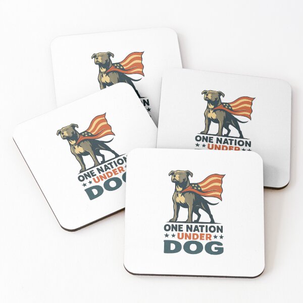Item preview, One Nation Under Dog designed and sold by My Pitbull Place.