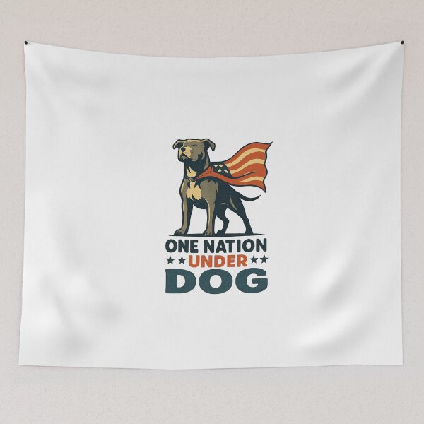 Item preview, One Nation Under Dog designed and sold by My Pitbull Place.
